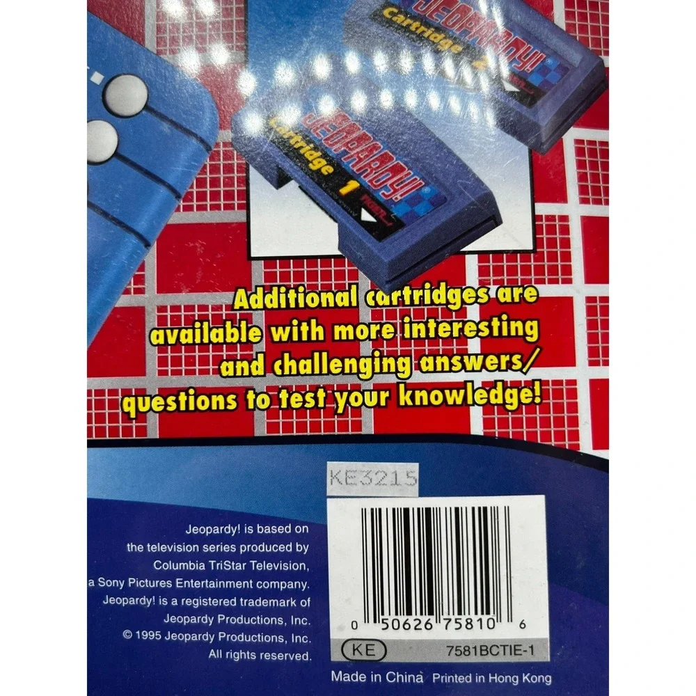 VTG 1995 Tiger Electronics Jeopardy! Handheld Talking Game NEW NIB 7-581 READ